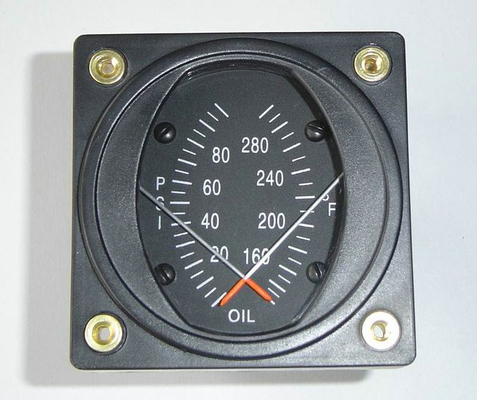 Комбинация 100 psi 2 1/4 "двойной нефти самолеты манометром и Temp языках PT2-10P30F